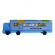 Пенал для мальчика 2 секции «Веселый автобус», 205*80 мм, металлический, ассорти, Alingar AL6163