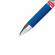Ручка шариковая "Silk touch 2000", синяя, 0,7 мм, игольчатый стержень, на масляной основе, с металлическим наконечником, с резиновым держателем, Berlingo CBp_07872