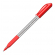 Ручка шариковая "Ultra Glide U-19", красная, 0,6 мм, игольчатый стержень, с резиновым держателем, Erich Krause 33524