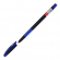 Ручка шариковая "Slimo grip black body", синяя, 0,7 мм, с резиновым держателем, Cello 2662