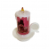 Свеча декоративная с подсветкой «Новогодняя», 8 см, ассорти