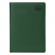 Ежедневник датированный на 2021 год, А4, "Favorite", линия, 168 л., зеленый, кожзам обложка, Brauberg 111415