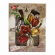 Книжка записная А5- «Цветы», 48 листов, клетка, твердая обложка, с замочком, ассорти, S-1948