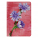 Книжка записная А6+ "Aquarelle. Полевые цветы", 80 листов, интегрированная обложка, искусственная кожа КЗАК6802928