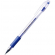 Ручка гелевая синяя 0,5 мм с металлическим наконечником с резинкой, CROWN HJR-500RB