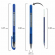 Ручка гелевая  PROFI-GEL PRO синяя, 0,5мм, BRAUBERG 144125