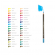 Карандаши цветные акварельные 12 цветов, Sketch&Art в металлическом пенале Bruno Visconti 30-0066