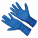 Перчатки латексные прочные, 25 пар (50 шт.) неопудренные, р. XL, синие, ADM, HR004G