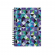 Блокнот А6 "Cubes", 80 листов, клетка, на гребне, пластиковая обложка на резинке, 45962