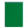 Блокнот А5  60 листов, клетка, на гребне, зеленый, для конференций, BRAUBERG 111272