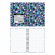 Блокнот А6 "Cubes", 80 листов, клетка, на гребне, пластиковая обложка на резинке, 45962