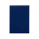 Блокнот для конференций А6, 60 листов, клетка, на гребне, синий, 8594