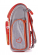 Ранец для девочки «Сердечки-пэчворк», красный, транформер, 36366