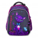 Ранец для девочки "Purple cat", капсульный, фиолетовый с ортопедической спинкой, Hummingbird 119T