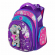 Ранец для девочки «Мишка с сердцем», капсульный, фиолетовый, в комплекте с мешком для второй обуви, Hummingbird 55ТК