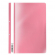 Скоросшиватель пластиковый А4 "Fizzy pastel", 0,18 мм, розовый с перфорацией, Erich Krause 53663
