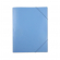 Папка на резинке, синяя, А3, 0,7 мм, Бюрократ PRA3BLUE, 402885
