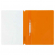 Скоросшиватель пластиковый А4 0,18мм оранжевый, СТАММ ММ-31266