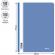 Скоросшиватель пластиковый А4  0,18мм синий, BERLINGO ASp-04102