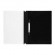 Скоросшиватель пластиковый А4 0,18мм черный с перфорацией, СТАММ ММ-30929