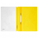 Скоросшиватель пластиковый А4, 0,18мм желтый, СТАММ ММ-30903