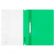 Скоросшиватель пластиковый А4, 0,18мм зеленый, СТАММ ММ-30905