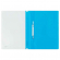 Скоросшиватель пластиковый А4, 0,18мм, голубой, СТАММ ММ-30899