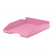 Лоток для бумаг "Office pastel", горизонтальный, розовый, Erich Krause 55542