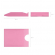 Лоток для бумаг "Office pastel", горизонтальный, розовый, Erich Krause 55542