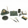 Набор настольный GALANT из мрамора, 9 предметов, зеленый мрамор/золотистые метал. детали, 231194